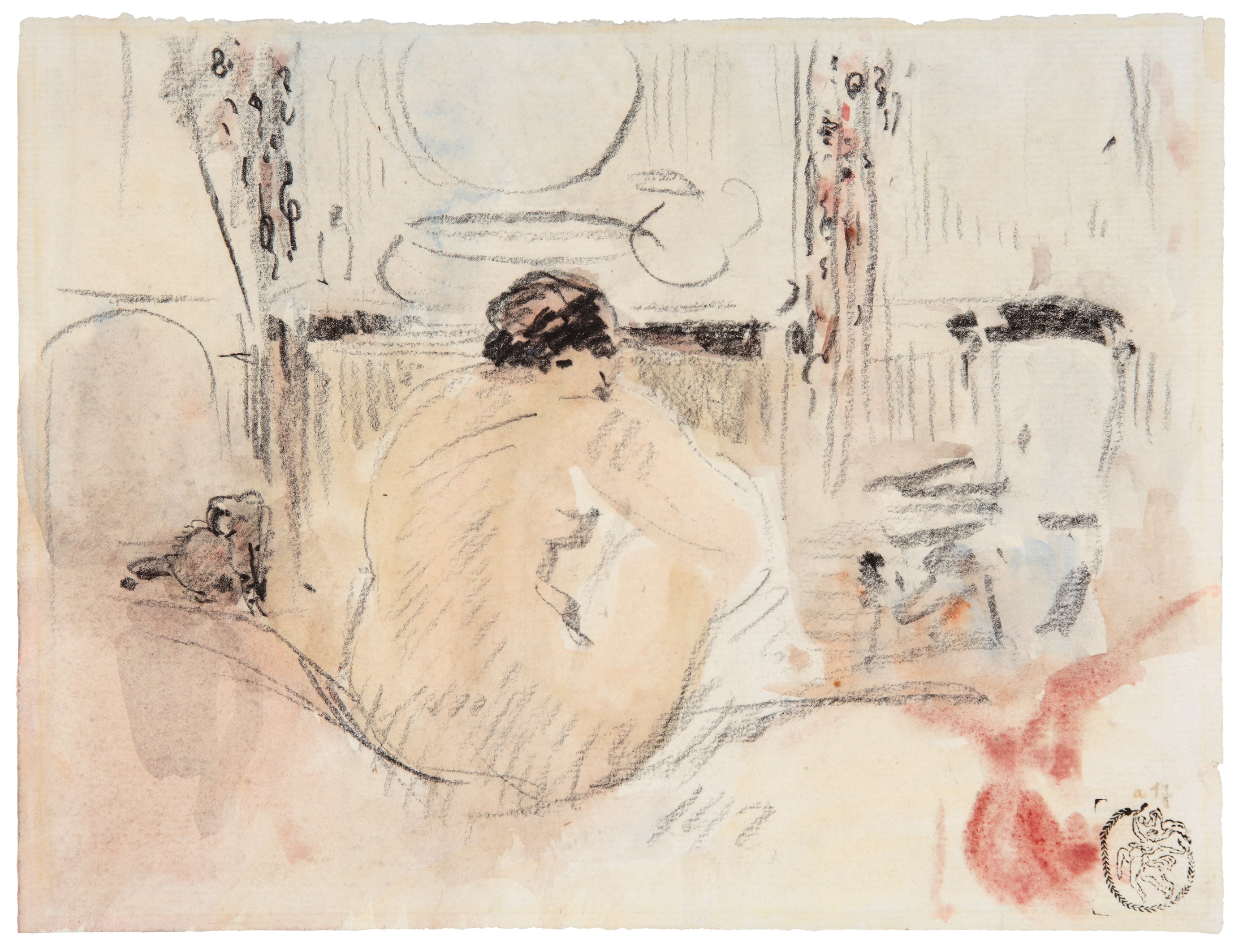 Nude on a bed (Boitsfort)